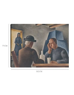 Foto 6 | Foto 6 | Cuadro Decorativo - En Una Posada (1927)- Mikuláš Galanda - Fotografía - 77x102 - Impresión En Lienzo - Fine Art Tj
