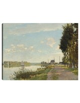 Cuadro Decorativo - Argenteuil- Claude Monet - Religión - 28x36 - Impresión En Lienzo - Fine Art Tj