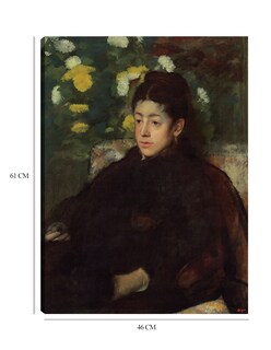 Foto 6 | Foto 6 | Cuadro Decorativo - Señorita Malot- Edgar Degas - Fotografía - 46x61 - Impresión En Lienzo - Fine Art Tj