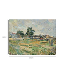Foto 6 | Foto 6 | Cuadro Decorativo - Paisaje Cerca De París (c. 1876)- Paul Cézanne - Religión - 46x61 - Impresión En Lienzo - Fine Art Tj