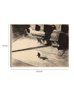 Foto 6 | Foto 6 | Cuadro Decorativo - Sombras Nocturnas (1921)- Edward Hopper - Paisaje - 77x102 - Impresión En Lienzo - Fine Art Tj
