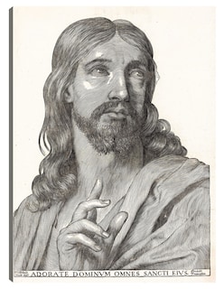Foto 1 | Foto 1 | Cuadro Decorativo - Cristo De Medio Cuerpo- Wilhelm Traut - Religión - 46x61 - Impresión En Lienzo - Fine Art Tj