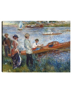 Foto 1 | Foto 1 | Cuadro Decorativo - Remeros En Chatou (1879)- Pierre-auguste Renoir - Religión - 46x61 - Impresión En Lienzo - Fine Art Tj