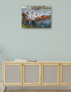 Foto 4 | Foto 4 | Cuadro Decorativo - Remeros En Chatou (1879)- Pierre-auguste Renoir - Religión - 46x61 - Impresión En Lienzo - Fine Art Tj