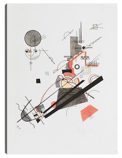 Foto 1 | Foto 1 | Cuadro Decorativo - Fröhlicher Aufstieg (1923)- Wassily Kandinsky - Abstracto - 69x92 - Impresión En Lienzo - Fine Art Tj