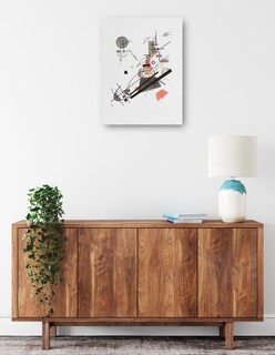 Foto 2 | Foto 2 | Cuadro Decorativo - Fröhlicher Aufstieg (1923)- Wassily Kandinsky - Abstracto - 69x92 - Impresión En Lienzo - Fine Art Tj