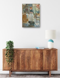 Foto 2 | Foto 2 | Cuadro Decorativo - En El Comedor- Berthe Morisot - Fotografía - 28x36 - Impresión En Lienzo - Fine Art Tj