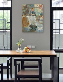Foto 4 | Foto 4 | Cuadro Decorativo - En El Comedor- Berthe Morisot - Fotografía - 28x36 - Impresión En Lienzo - Fine Art Tj