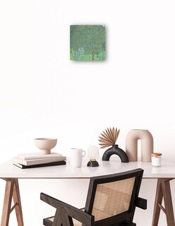 Foto 2 | Foto 2 | Cuadro Decorativo - Rosales Bajo Los Árboles- Gustav Klimt - Paisaje - 31x31 - Impresión En Lienzo - Fine Art Tj
