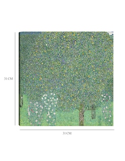 Foto 6 | Foto 6 | Cuadro Decorativo - Rosales Bajo Los Árboles- Gustav Klimt - Paisaje - 31x31 - Impresión En Lienzo - Fine Art Tj