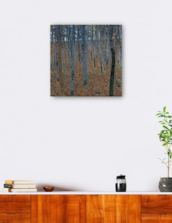Foto 5 | Foto 5 | Cuadro Decorativo - Hayedo I- Gustav Klimt - Paisaje - 51x51 - Impresión En Lienzo - Fine Art Tj
