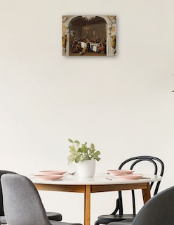 Foto 2 | Foto 2 | Cuadro Decorativo - La Última Cena, 1713/1714- Sebastiano Ricci - Religión - 69x92 - Impresión En Lienzo - Fine Art Tj