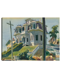 Foto 1 | Foto 1 | Cuadro Decorativo - La Casa De Haskel- Edward Hopper - Religión - 69x92 - Impresión En Lienzo - Fine Art Tj