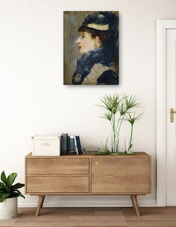 Foto 3 | Foto 3 | Cuadro Decorativo - Retrato De Una Dama- Edouard Manet - Fotografía - 77x102 - Impresión En Lienzo - Fine Art Tj