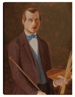 Foto 1 | Foto 1 | Cuadro Decorativo - Autorretrato (1849 - 1852)- Ferdinand Von Wright - Fotografía - 46x61 - Impresión En Lienzo - Fine Art Tj