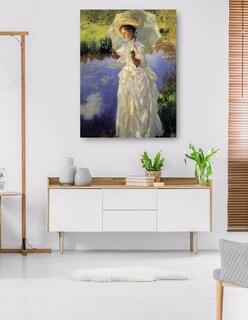 Foto 5 | Foto 5 | Cuadro Decorativo - Paseo Matutino (1888)- John Singer Sargent - Fotografía - 28x36 - Impresión En Lienzo - Fine Art Tj