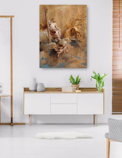 Foto 5 | Foto 5 | Cuadro Decorativo - La Santísima Trinidad (1616-1617)- Peter Paul Rubens - Religión - 46x61 - Impresión En Lienzo - Fine Art Tj