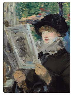 Foto 1 | Foto 1 | Cuadro Decorativo - Mujer Leyendo (1880)- Edouard Manet - Fotografía - 69x92 - Impresión En Lienzo - Fine Art Tj