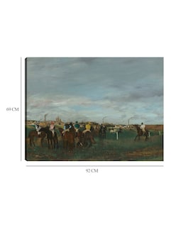 Foto 6 | Foto 6 | Cuadro Decorativo - Las Carreras- Edgar Degas - Religión - 69x92 - Impresión En Lienzo - Fine Art Tj