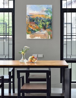 Foto 4 | Foto 4 | Cuadro Decorativo - La Curva Del Camino (1900-1906)- Paul Cézanne - Paisaje - 69x92 - Impresión En Lienzo - Fine Art Tj