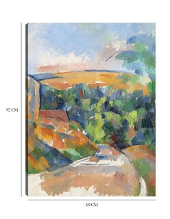 Foto 6 | Foto 6 | Cuadro Decorativo - La Curva Del Camino (1900-1906)- Paul Cézanne - Paisaje - 69x92 - Impresión En Lienzo - Fine Art Tj