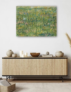 Foto 5 | Foto 5 | Cuadro Decorativo - Parche De Hierba (1887)- Vincent Van Gogh - Religión - 28x36 - Impresión En Lienzo - Fine Art Tj