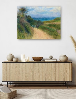 Foto 5 | Foto 5 | Cuadro Decorativo - Ruta À berneval- Pierre-auguste Renoir - Religión - 46x61 - Impresión En Lienzo - Fine Art Tj