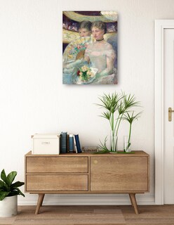 Foto 3 | Foto 3 | Cuadro Decorativo - El Palco- Mary Cassatt - Fotografía - 77x102 - Impresión En Lienzo - Fine Art Tj