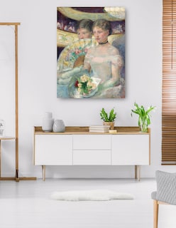 Foto 5 | Foto 5 | Cuadro Decorativo - El Palco- Mary Cassatt - Fotografía - 77x102 - Impresión En Lienzo - Fine Art Tj