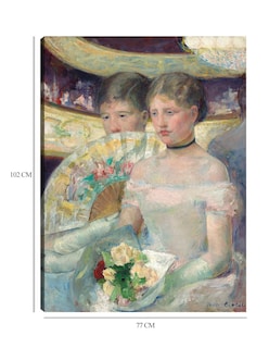 Foto 6 | Foto 6 | Cuadro Decorativo - El Palco- Mary Cassatt - Fotografía - 77x102 - Impresión En Lienzo - Fine Art Tj