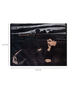 Foto 6 | Foto 6 | Cuadro Decorativo - Tarde (melancolía Iii) (1902)- Edvard Munch - Abstracto - 107x143 - Impresión En Lienzo - Fine Art Tj