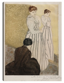 Foto 1 | Foto 1 | Cuadro Decorativo - La Guarnición (1890-1891)- Mary Cassatt - Fotografía - 46x61 - Impresión En Lienzo - Fine Art Tj