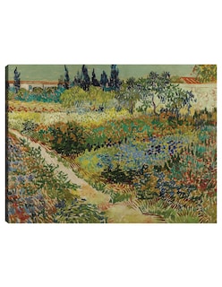 Foto 1 | Foto 1 | Cuadro Decorativo - Jardín En Arlés- Vincent Van Gogh - Paisaje - 77x102 - Impresión En Lienzo - Fine Art Tj