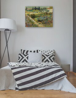 Foto 3 | Foto 3 | Cuadro Decorativo - Jardín En Arlés- Vincent Van Gogh - Paisaje - 77x102 - Impresión En Lienzo - Fine Art Tj