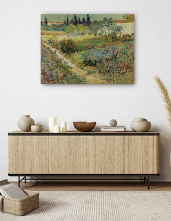 Foto 5 | Foto 5 | Cuadro Decorativo - Jardín En Arlés- Vincent Van Gogh - Paisaje - 77x102 - Impresión En Lienzo - Fine Art Tj
