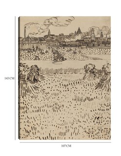 Foto 6 | Foto 6 | Cuadro Decorativo - La Cosecha (1888)- Vincent Van Gogh - Abstracto - 107x143 - Impresión En Lienzo - Fine Art Tj
