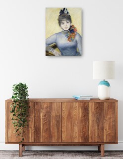 Foto 2 | Foto 2 | Cuadro Decorativo - Carolina Rémy (hacia 1885)- Pierre-auguste Renoir - Fotografía - 46x61 - Impresión En Lienzo - Fine Art Tj