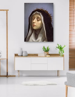 Foto 5 | Foto 5 | Cuadro Decorativo - Santa Catalina De Siena- Carlo Dolci - Religión - 28x36 - Impresión En Lienzo - Fine Art Tj