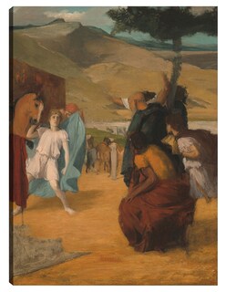 Foto 1 | Foto 1 | Cuadro Decorativo - Alejandro Y Bucéfalo- Edgar Degas - Fotografía - 28x36 - Impresión En Lienzo - Fine Art Tj