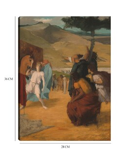 Foto 6 | Foto 6 | Cuadro Decorativo - Alejandro Y Bucéfalo- Edgar Degas - Fotografía - 28x36 - Impresión En Lienzo - Fine Art Tj