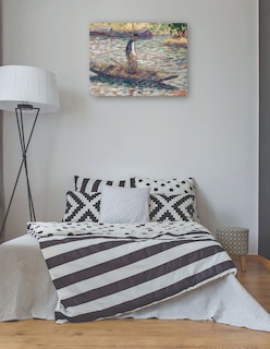 Foto 3 | Foto 3 | Cuadro Decorativo - Un Pescador (hacia 1884)- Georges Seurat - Fotografía - 28x36 - Impresión En Lienzo - Fine Art Tj