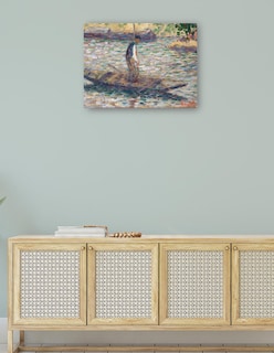 Foto 4 | Foto 4 | Cuadro Decorativo - Un Pescador (hacia 1884)- Georges Seurat - Fotografía - 28x36 - Impresión En Lienzo - Fine Art Tj