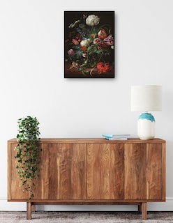 Foto 2 | Foto 2 | Cuadro Decorativo - Jarrón De Flores, C. 1660- Jan Davidsz De Heem - Floral - 46x61 - Impresión En Lienzo - Fine Art Tj
