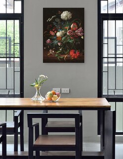 Foto 4 | Foto 4 | Cuadro Decorativo - Jarrón De Flores, C. 1660- Jan Davidsz De Heem - Floral - 46x61 - Impresión En Lienzo - Fine Art Tj