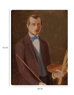 Foto 6 | Foto 6 | Cuadro Decorativo - Autorretrato (1849 - 1852)- Ferdinand Von Wright - Fotografía - 69x92 - Impresión En Lienzo - Fine Art Tj