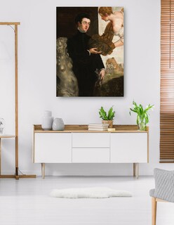 Foto 5 | Foto 5 | Cuadro Decorativo - Retrato De Octavio Strada (1567)- Jacopo Tintoretto - Fotografía - 69x92 - Impresión En Lienzo - Fine Art Tj