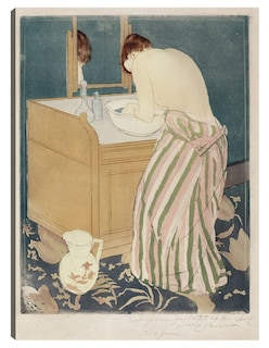 Foto 1 | Foto 1 | Cuadro Decorativo - Mujer Bañándose (1890-1891)- Mary Cassatt - Fotografía - 69x92 - Impresión En Lienzo - Fine Art Tj