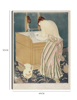 Foto 6 | Foto 6 | Cuadro Decorativo - Mujer Bañándose (1890-1891)- Mary Cassatt - Fotografía - 69x92 - Impresión En Lienzo - Fine Art Tj