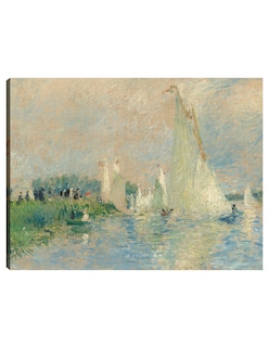 Foto 1 | Foto 1 | Cuadro Decorativo - Regata En Argenteuil- Pierre-auguste Renoir - Religión - 69x92 - Impresión En Lienzo - Fine Art Tj