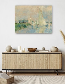 Foto 5 | Foto 5 | Cuadro Decorativo - Regata En Argenteuil- Pierre-auguste Renoir - Religión - 69x92 - Impresión En Lienzo - Fine Art Tj